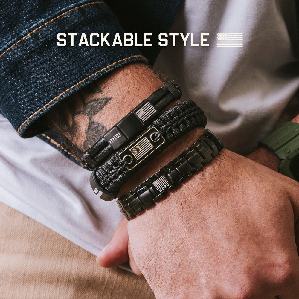 iHeartDogs Titanium bracelet close-up emphasizing premium craftsmanship
