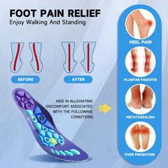 Ihuiniya acupressure insoles fit sneakers, boots, and heels with a slim, cuttable profile.