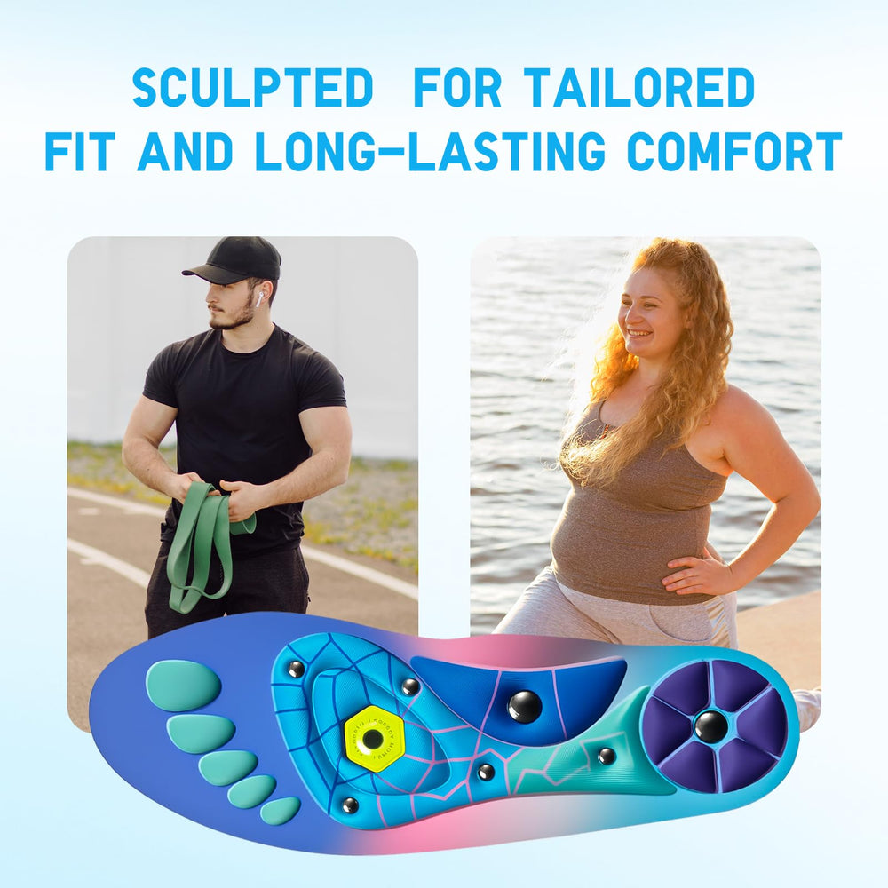 Ihuiniya charcoal anti-odor layer helps keep insoles fresh.