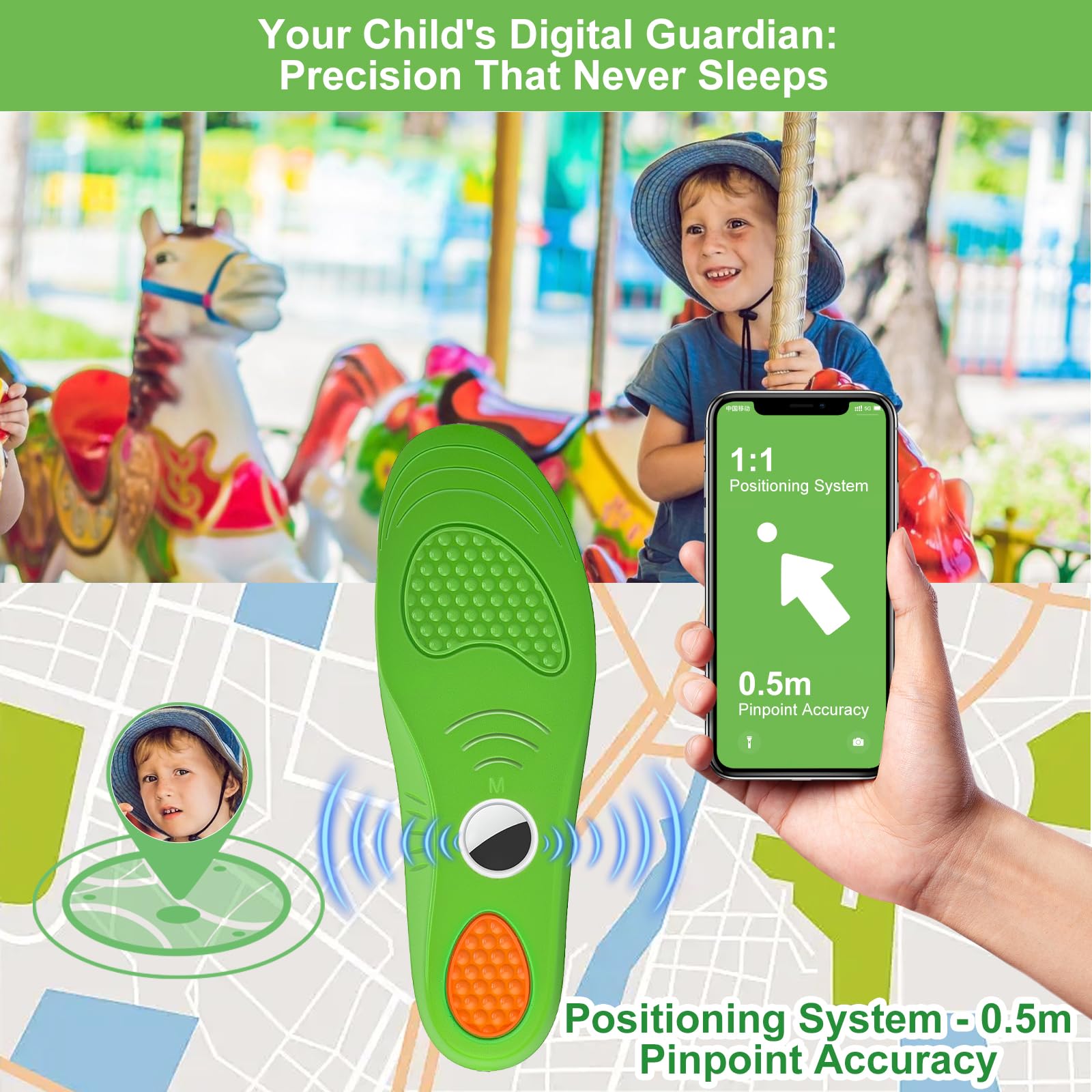 Ihuiniya size S insoles fit kids 185-210mm