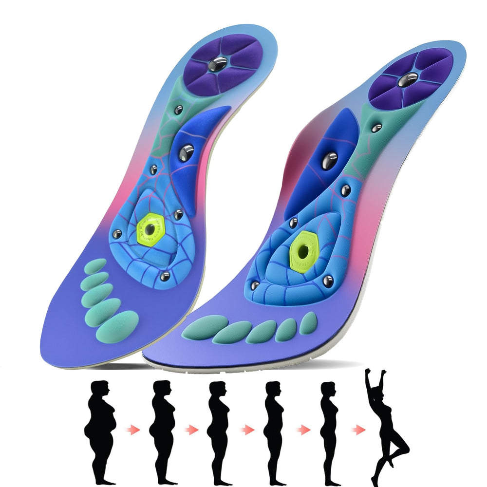Ihuiniya orthopedic insoles with massage nodes for enhanced comfort during long standing days.