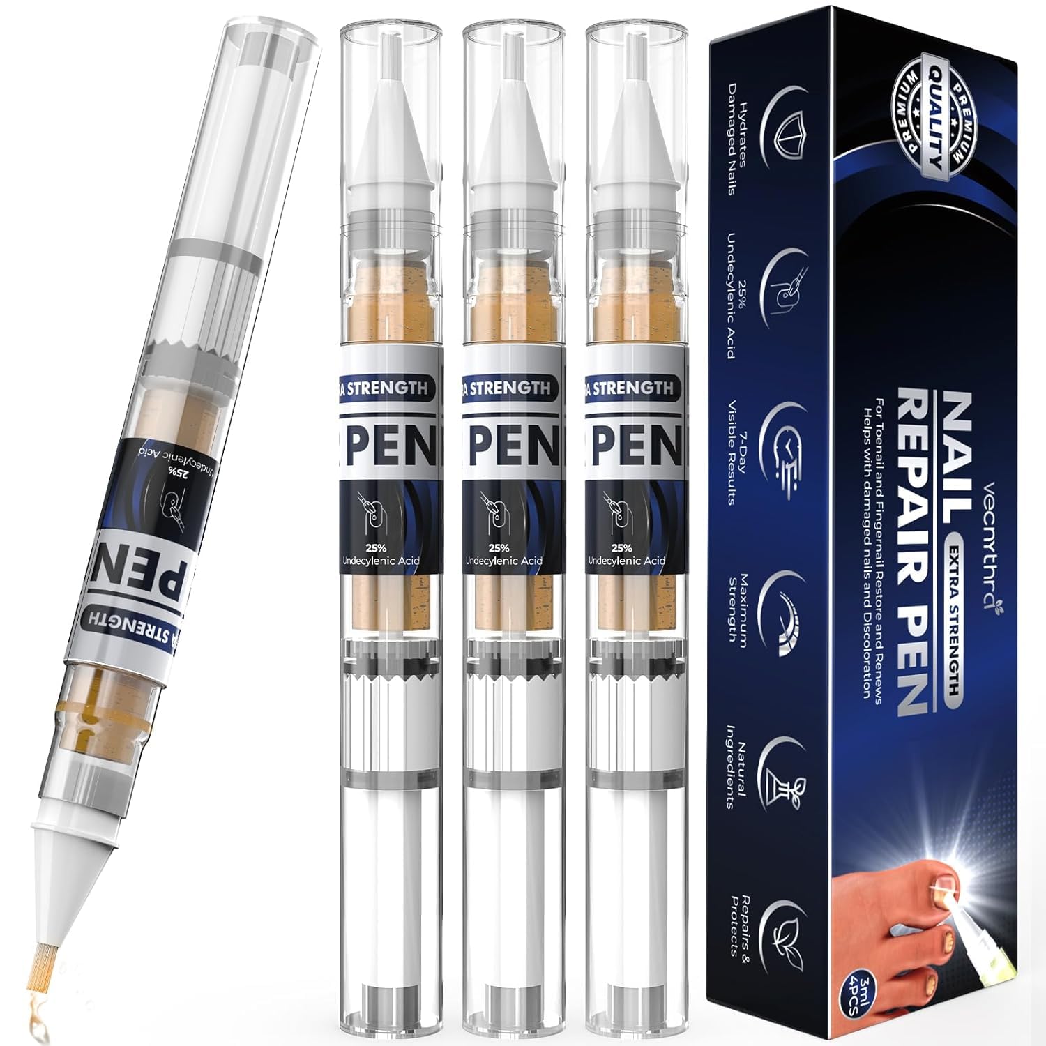 iKeener Toe Nail Fungus Treatment Pen applying precise formula to nails