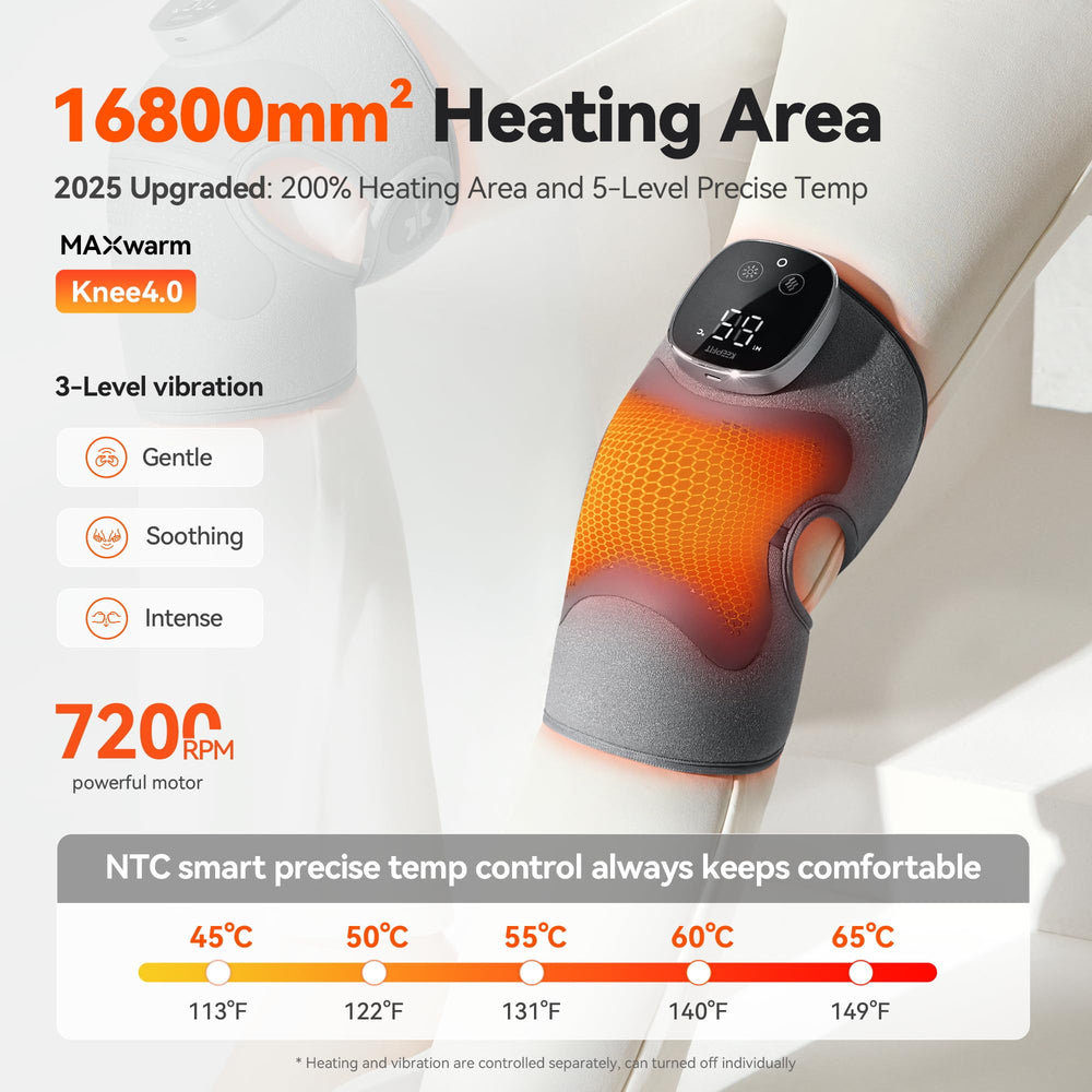 Wireless IKEEPFIT massager uses a 5000mAh battery for mobility.