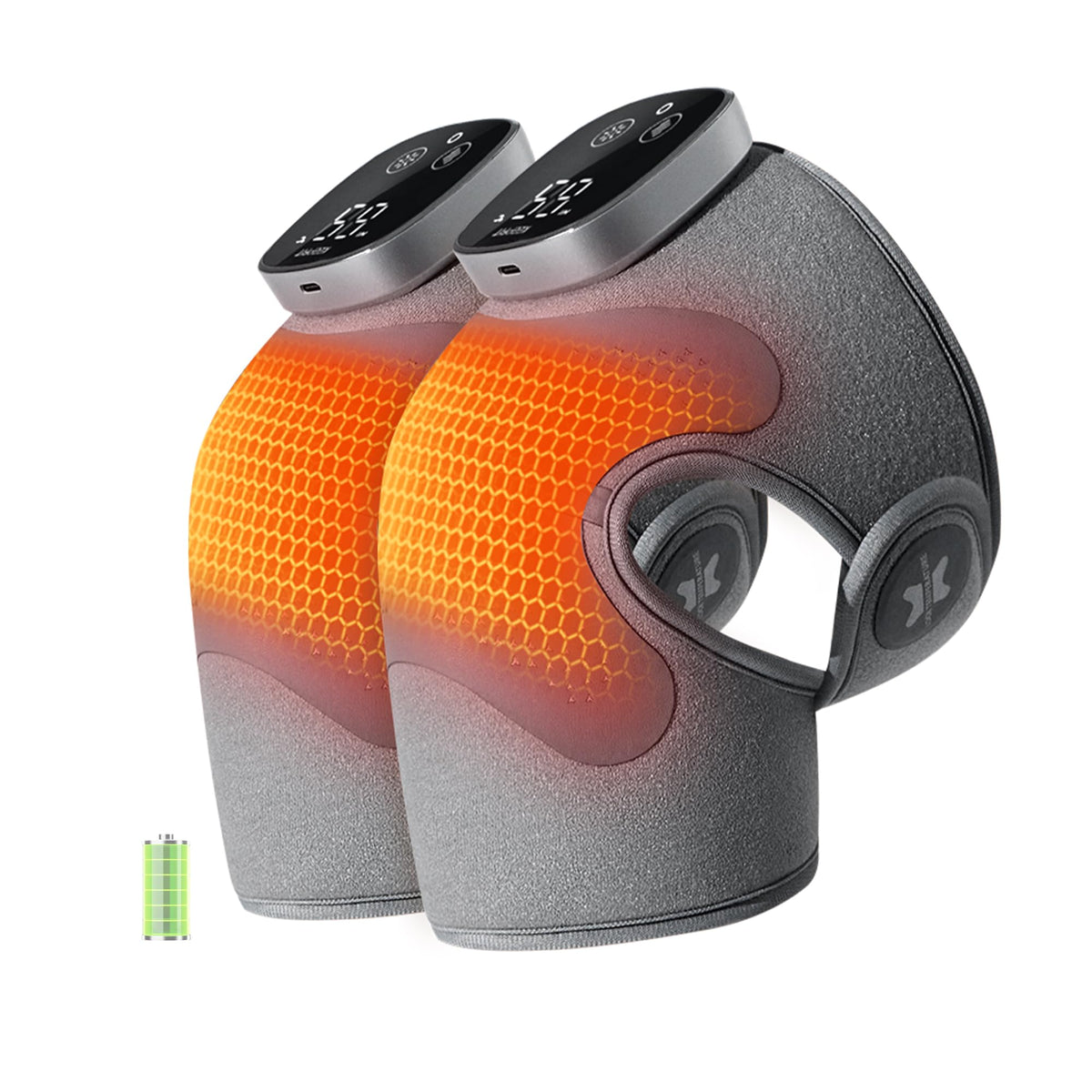 IKEEPFIT knee massager with full-coverage heat for soothing knee comfort.