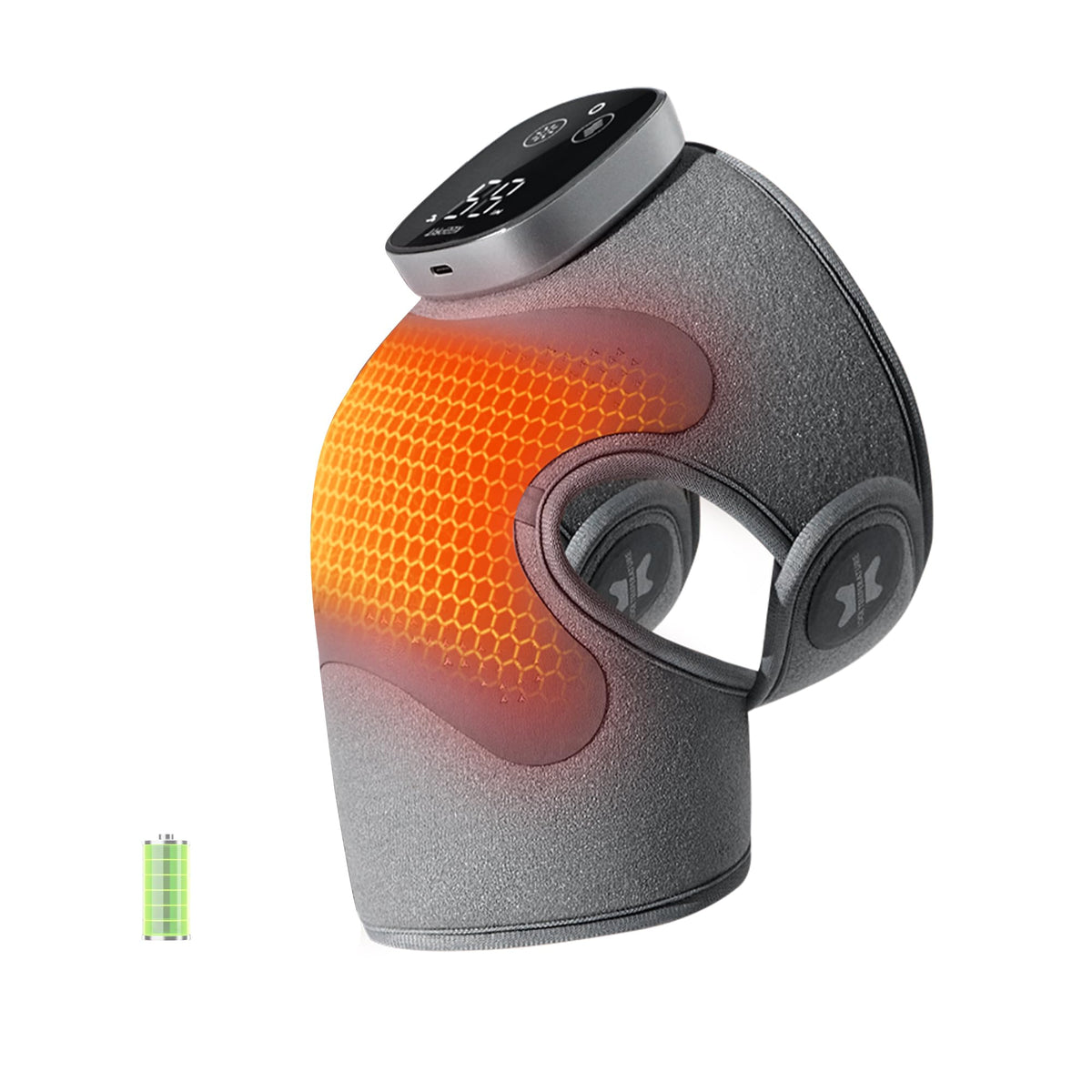 IKEEPFIT knee massager with heat provides warm comfort around the knee during daily activities.