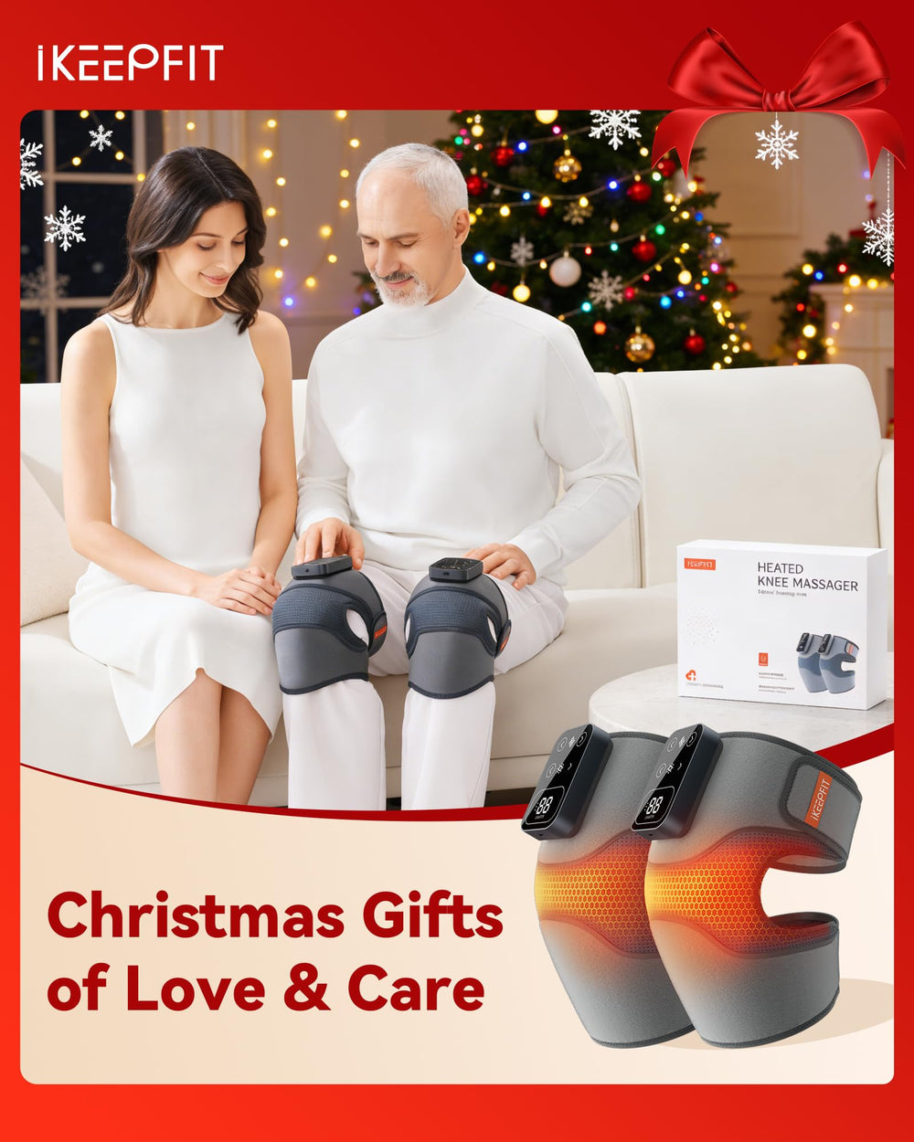 IKEEPFIT MAXwarm 4.0 shows five heat levels for personalized warmth