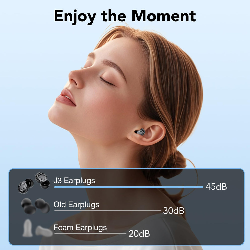 IKG ear plugs silicone material easy to clean for repeated use.