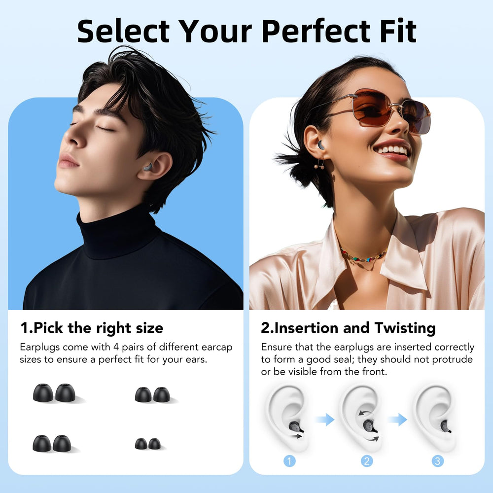 IKG ear plugs sleeping wear comfortable for long nights.