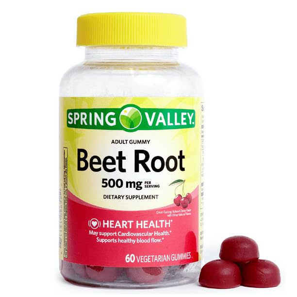 IKJ Beetroot Gummies dosing guidance showing two gummies per day