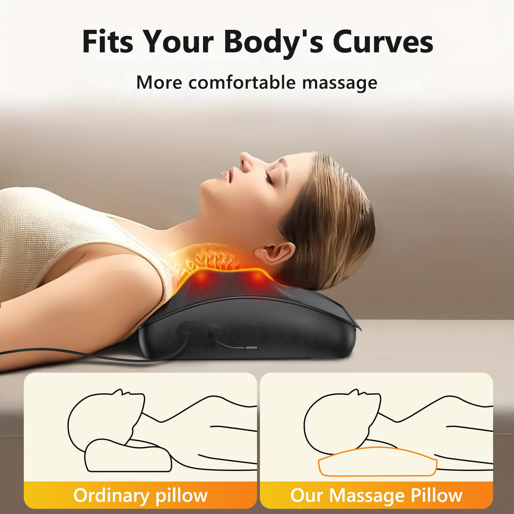 iKristin 3D kneading nodes provide deep tissue massage for shoulders.