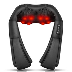 ikristin neck massager with heat panel delivers soothing warmth and deep kneading