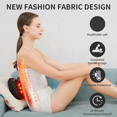 iKristin shiatsu neck massager highlights the targeted neck kneading action.