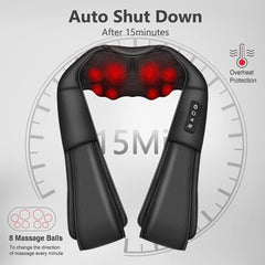 ikristin u-shaped massager provides ergonomic relief for neck and upper back