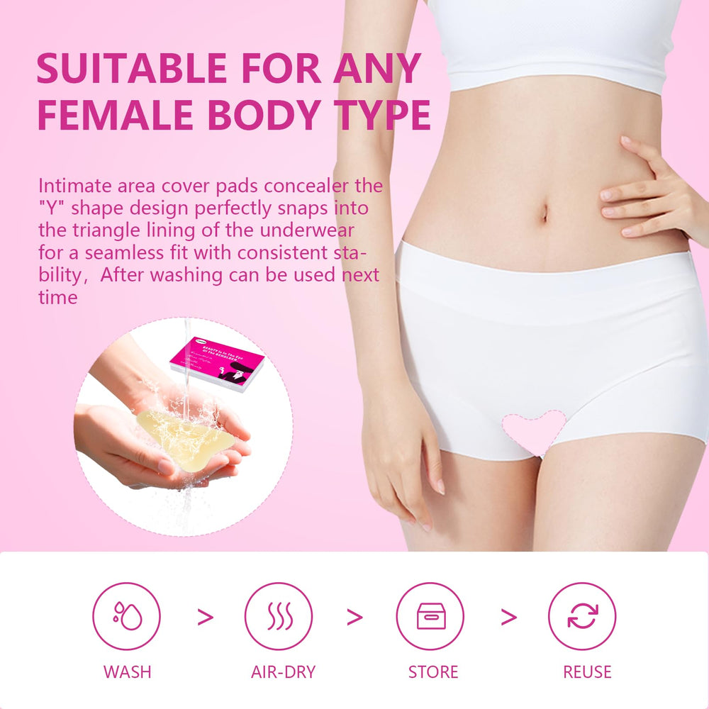 ILIORGOGO invisible underwear guard sticks waterproof adhesive for all-day wear