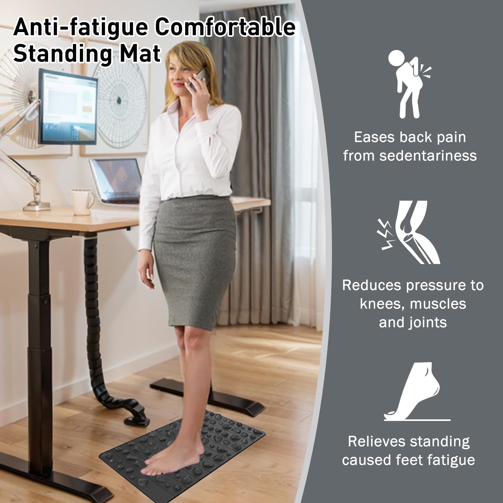 ilivin foldable foot massager mat ideal for home or office use