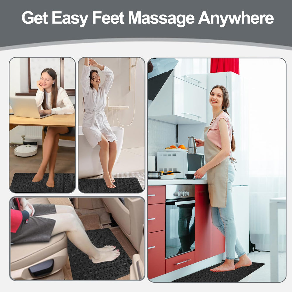 iLivin anti-slip bottom keeps mat stable on floors.