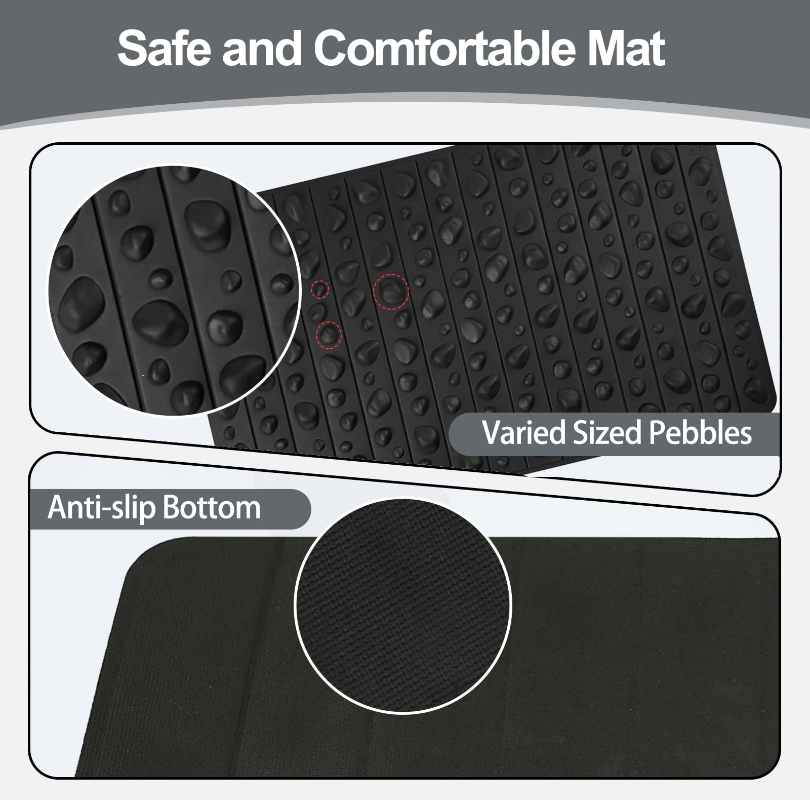 iLivin waterproof EVA material is easy to wipe clean.