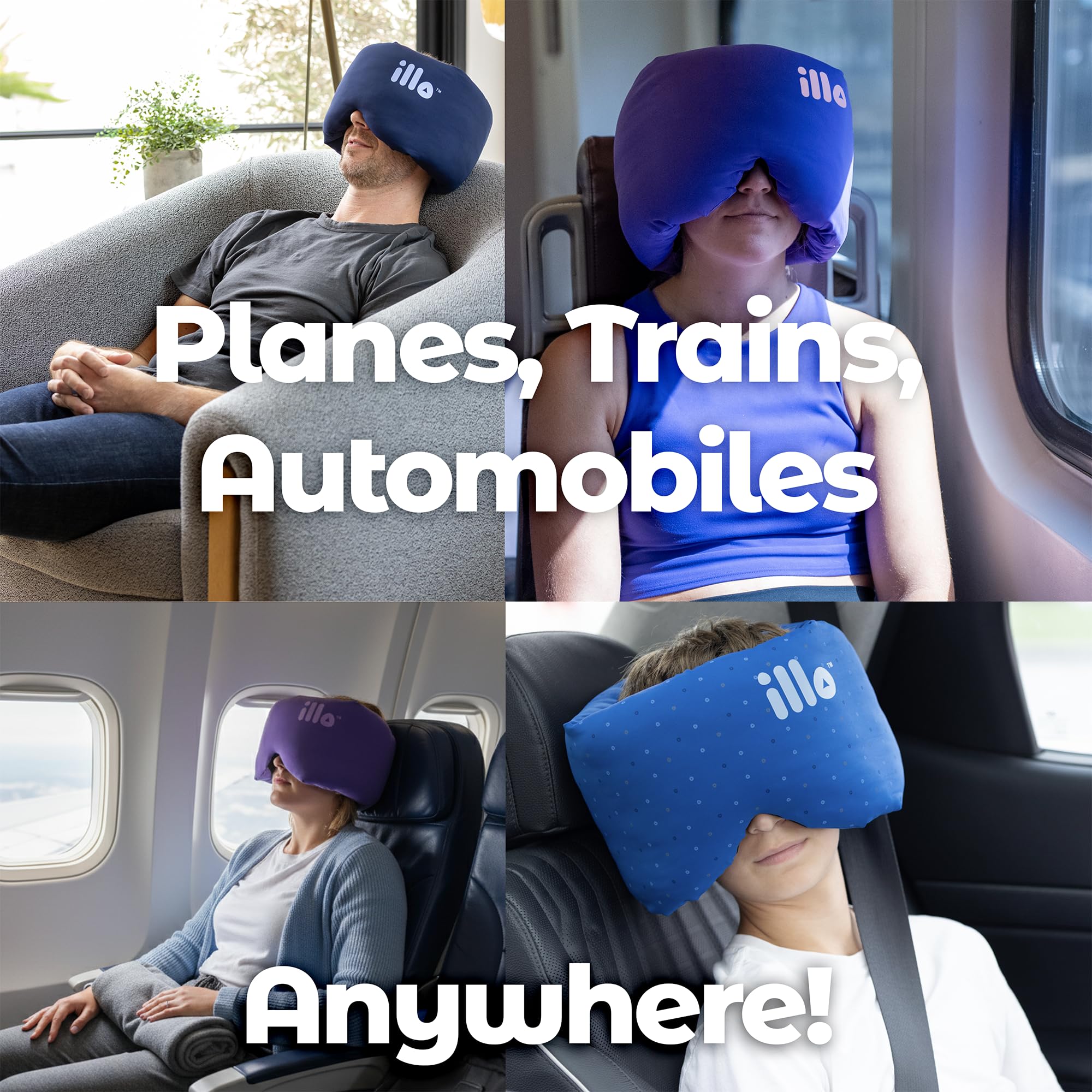 illo non-slip straps keep the mask in place