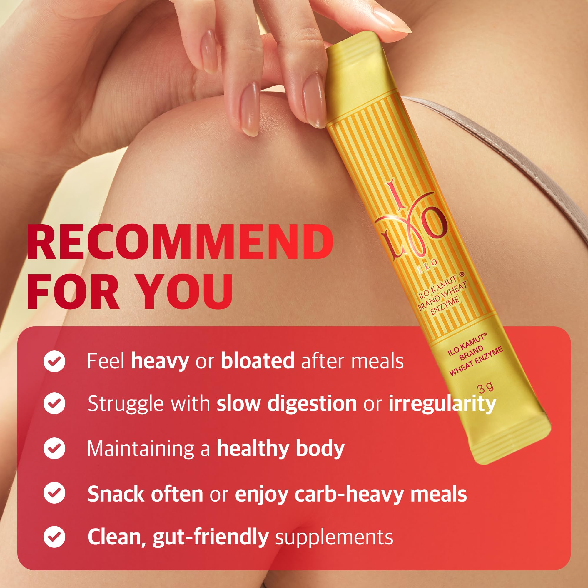 ILO Kamut Enzyme Complex fermented grains representing premium wellness