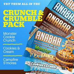 Final Boss Anabar Monster Cookie Crunch bar highlighting 20g protein.