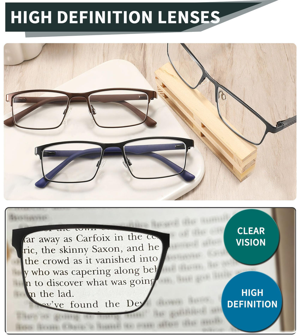 READITEASY lens closeup highlighting clear vision and blue light blocking