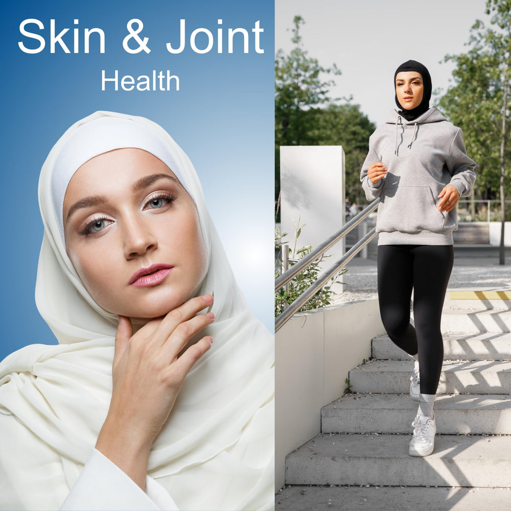 Iman Vitamins powder blends into smoothies for convenient nutrition.