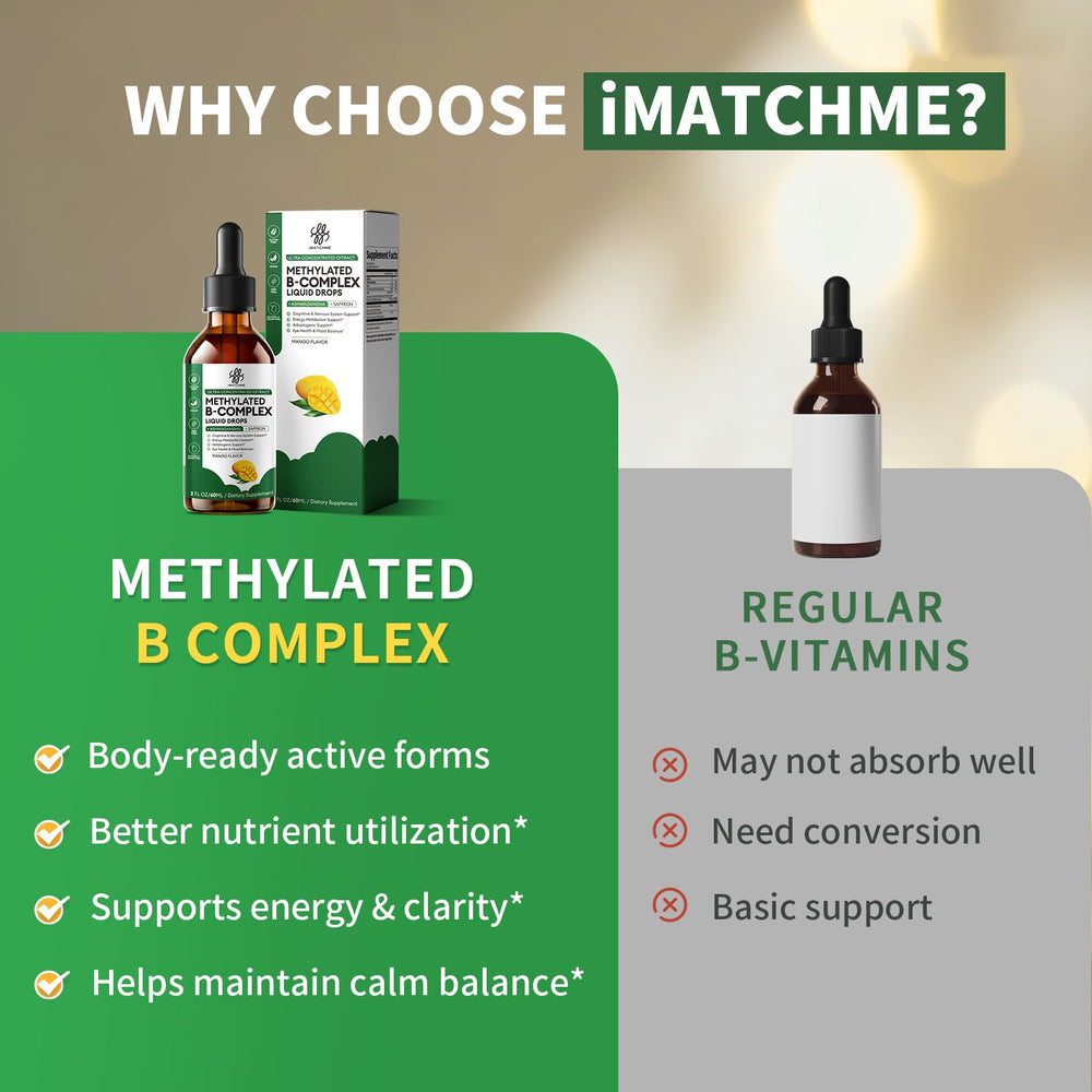 iMATCHME Ashwagandha and Saffron harmony blend promoting calm focus and mood balance.
