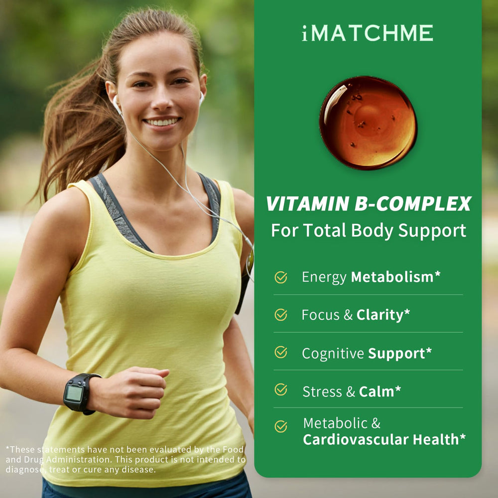 iMATCHME energy metabolism support components for natural vitality without caffeine crash.