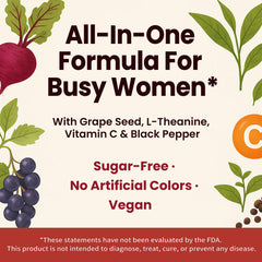 iMATCHME Beet Root Gummies with grape seed extract for vascular wellness.