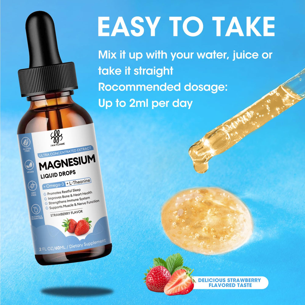 iMATCHME bottle shows omega-3 and vitamins for balanced energy and focus