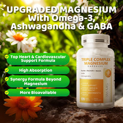 iMATCHME magnesium-gaba-ashwagandha blend label close-up, emphasizing calm mind and sleep potential