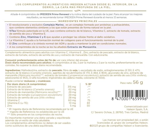 Imedeen Prime Renewal packaging shot showing 120-count bottle for long-term skincare.