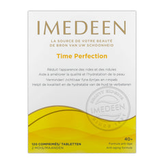 Imedeen Time Perfection bottle front with capsules visible