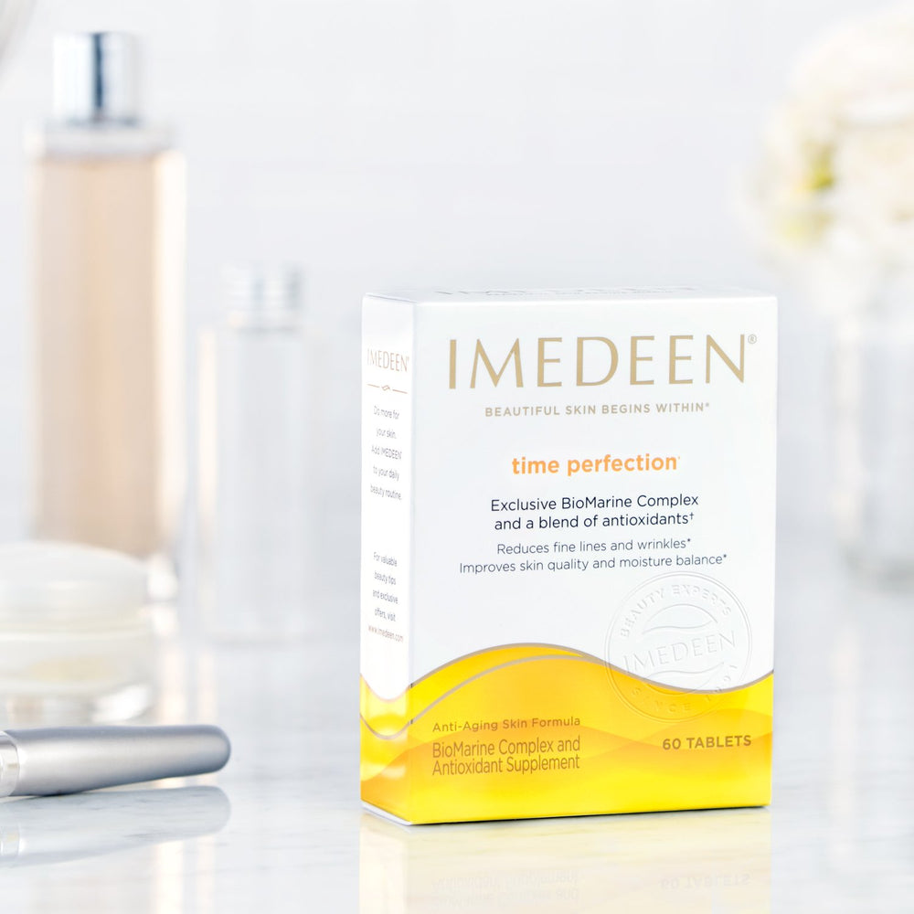Imedeen Time Perfection soft skin texture closeup visualizes smoother feel
