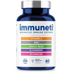 Immuneti Advanced Immune Support bottle for daily immune protection.