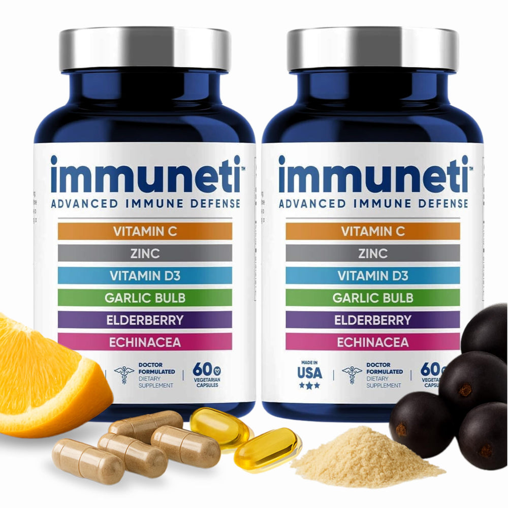 Immuneti Advanced Immune Support bottle pour for daily immune routine