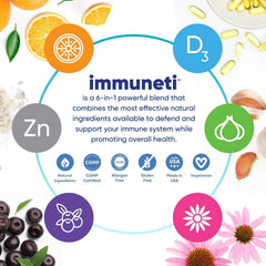 Immuneti Advanced Immune Daily Dose showcasing simple routine