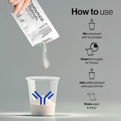 Immunocal Platinum scoop illustrating convenient daily use for glutathione support.