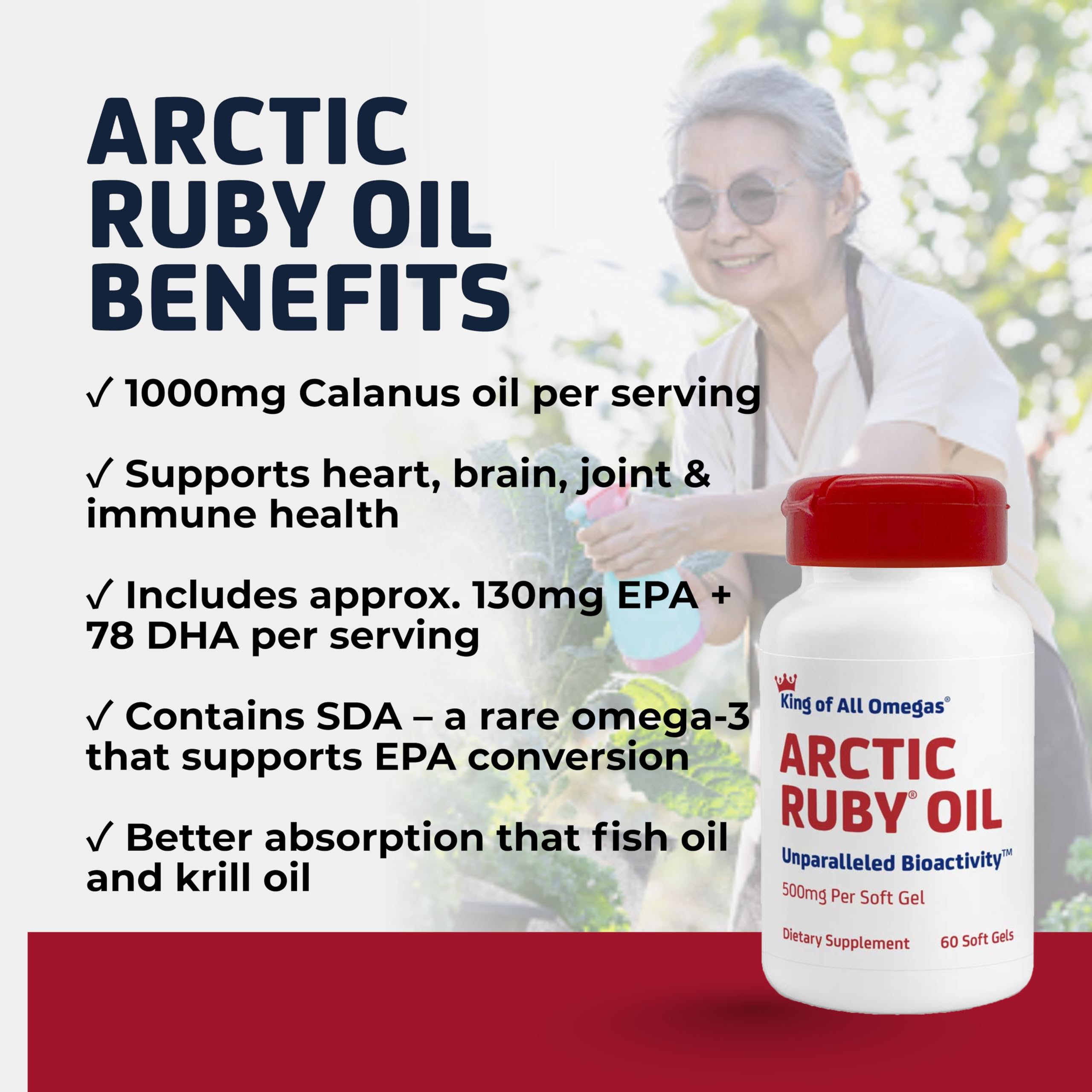 Lifestyle scene featuring Arctic Ruby Oil in daily wellness routine.