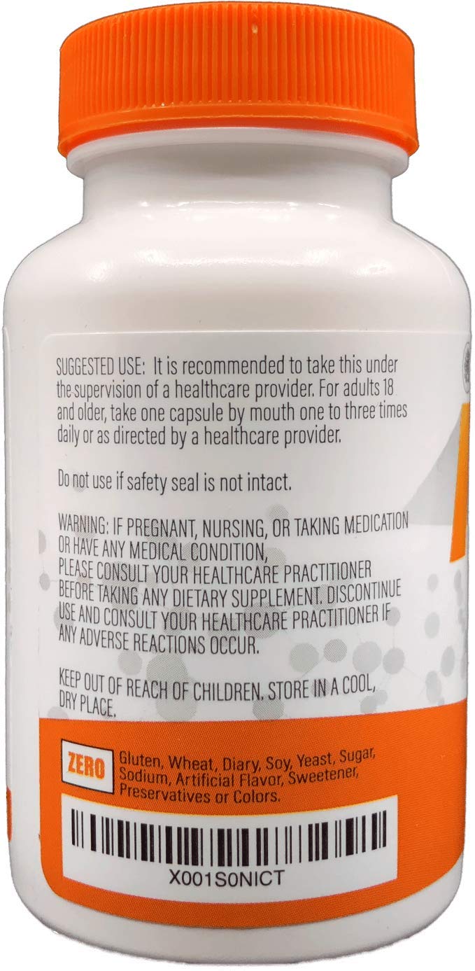 IMMUNOVITES label detail highlighting USP-grade biotin and non-GMO formula