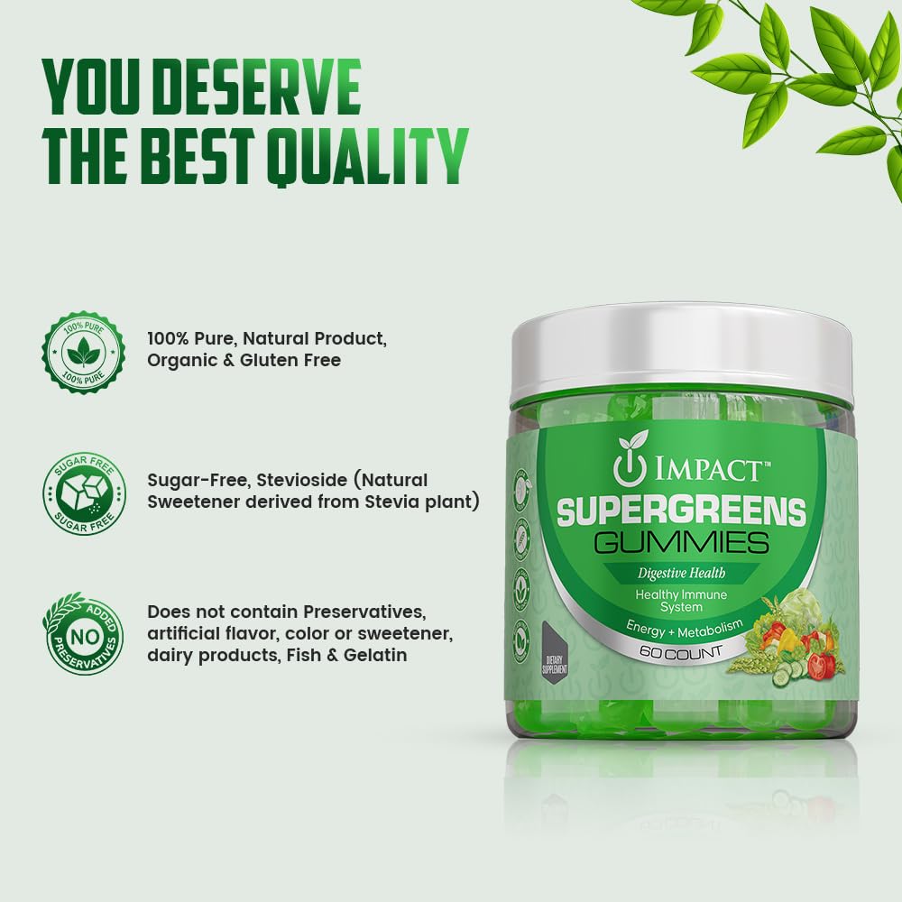 Impact Fiber Gummies sugar-free formula suitable for vegan diets
