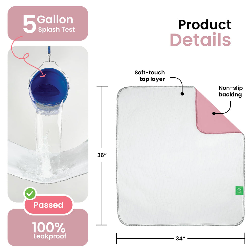 IMPROVIA underpad quick-dry technology keeps surfaces fresh