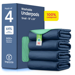 IMPROVIA washable underpads 4-pack shown for family room protection