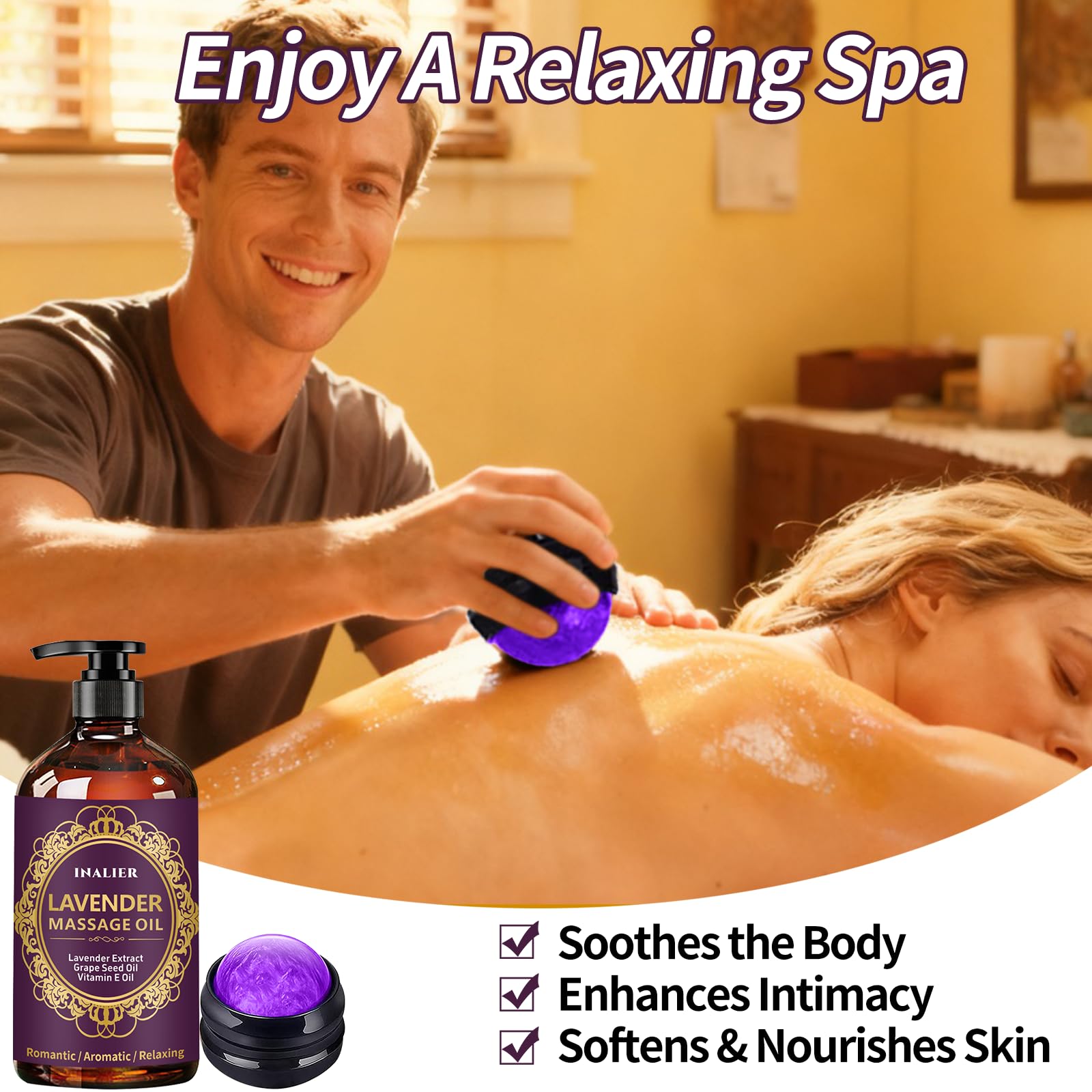 INALIER sore muscle relief oil helps relax tension after workouts