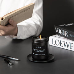 Inayou Smoke and Vanilla candle blends smoky warmth for cozy evenings