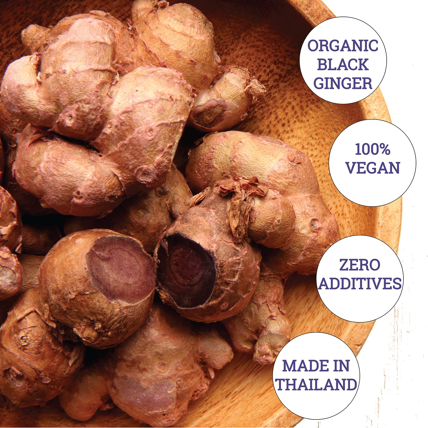 Incas by Asiya Life vegan pullulan capsules, easy to swallow.