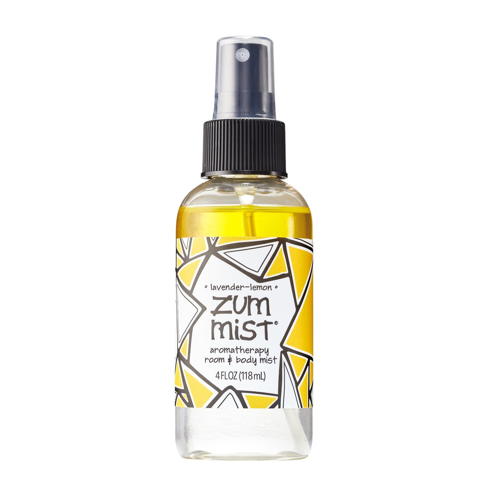 Indigo Wild Zum Mist lavender lemon bottle ready for a quick room refresh