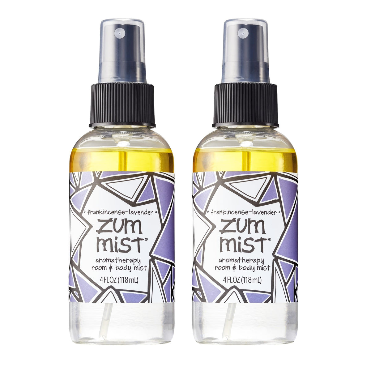 Indigo Wild Zum Mist bottle with frankincense-lavender aroma for calming spaces.