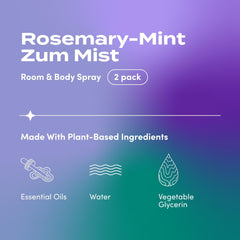 Indigo Wild Zum Mist Rosemary Mint spray-action, easy misting for a quick refresh.