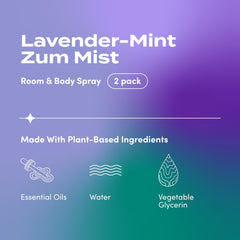 Indigo Wild Zum Mist spray bottle closeup for aromatherapy on the go